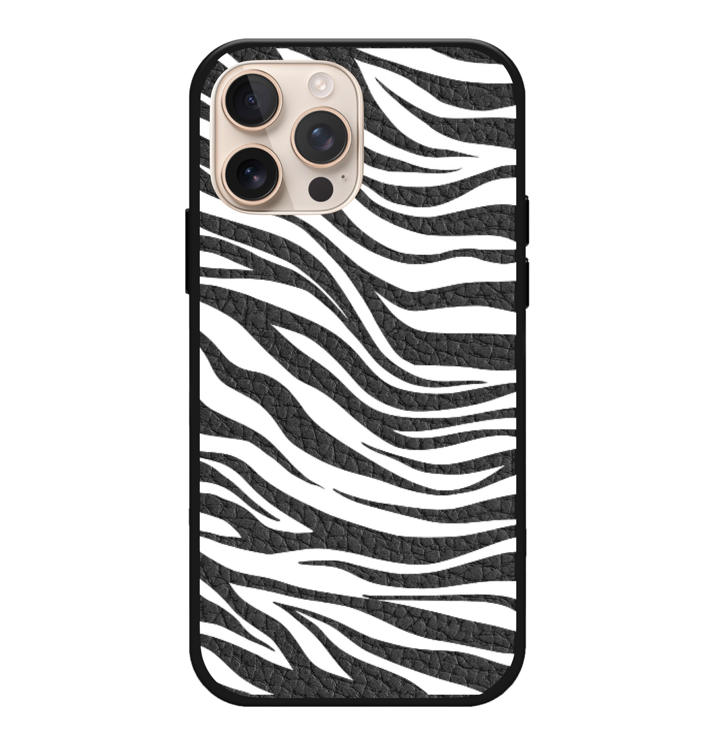 Zebra Monogram Vegan Leather Case