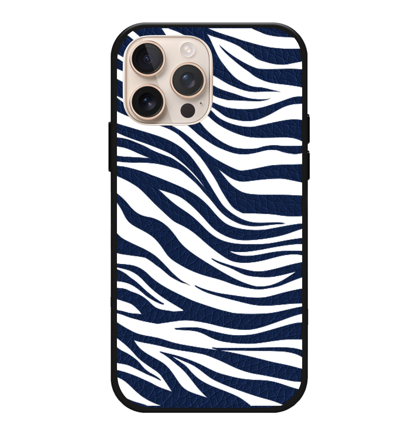 Zebra Monogram Vegan Leather Case