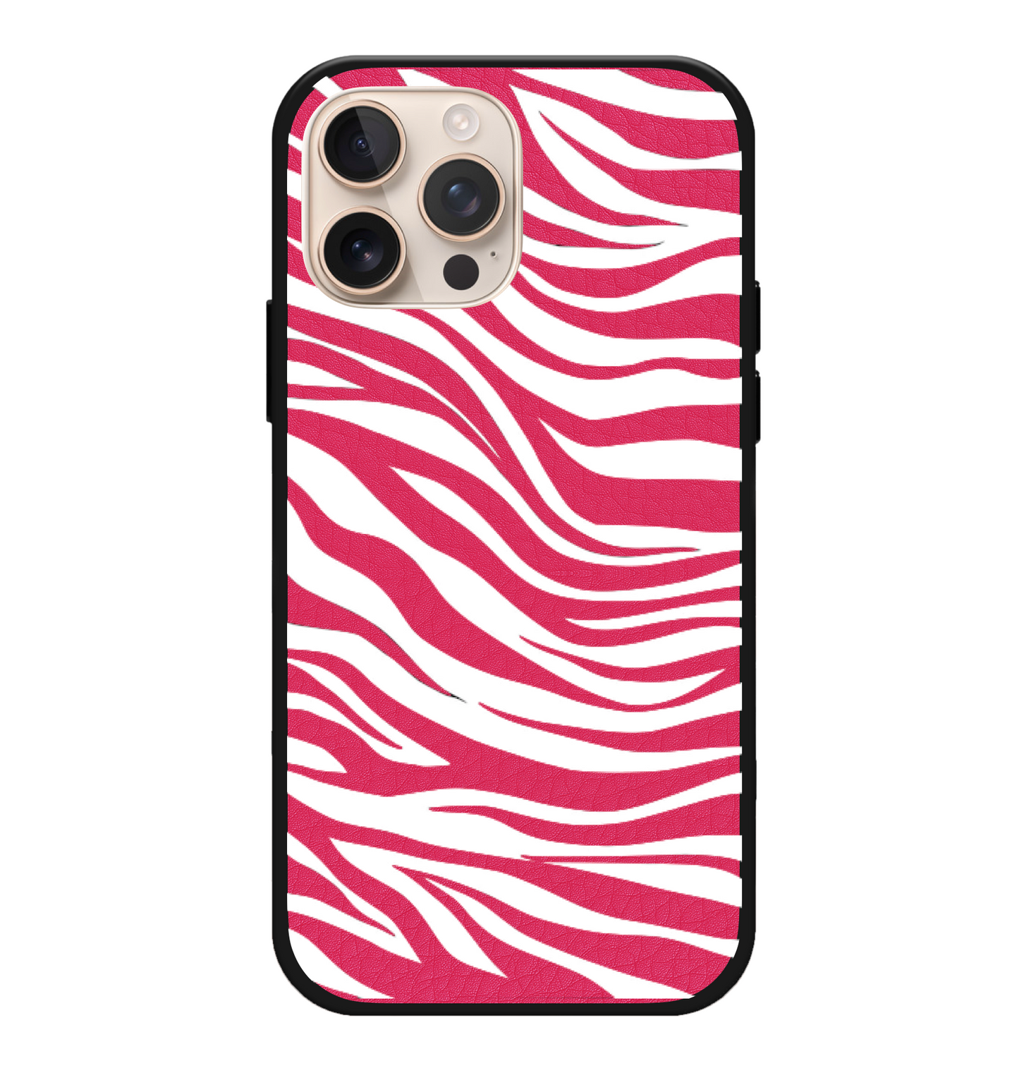Zebra Monogram Vegan Leather Case