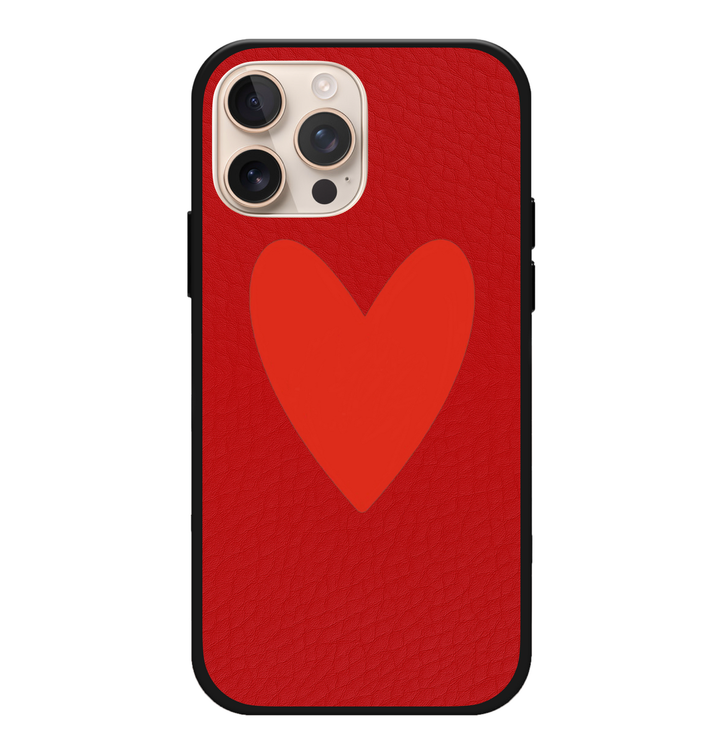Big Heart Vegan Leather Case