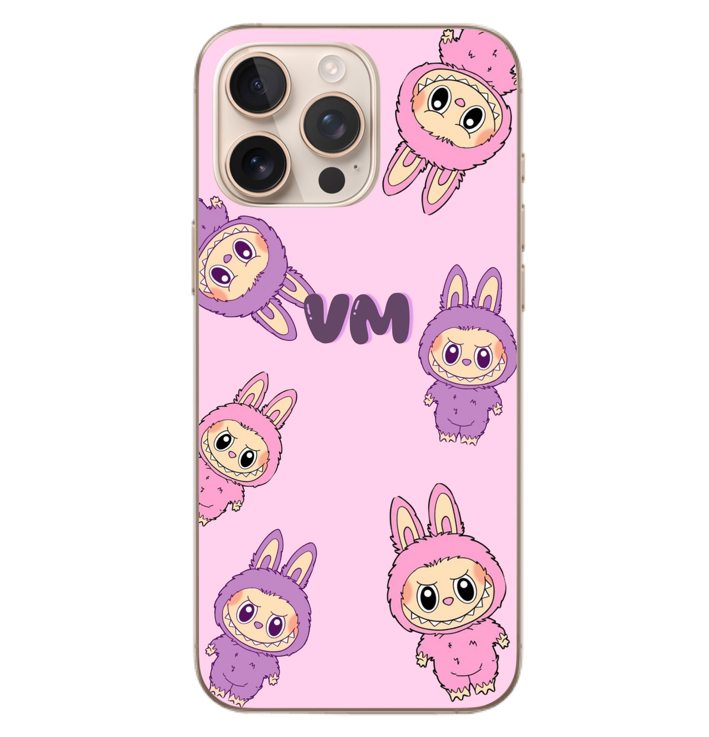 Pink Labubu Case