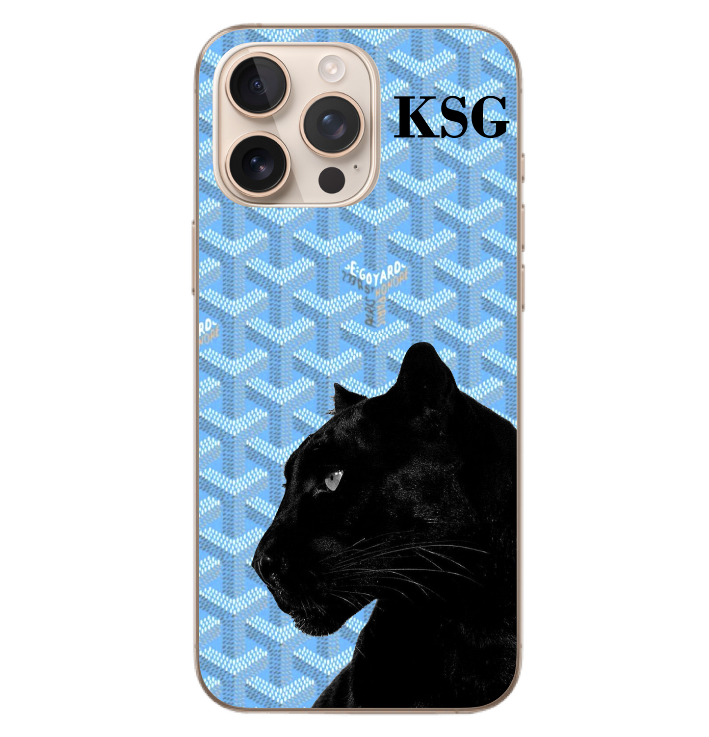 Blue Maharaja Goyard Case