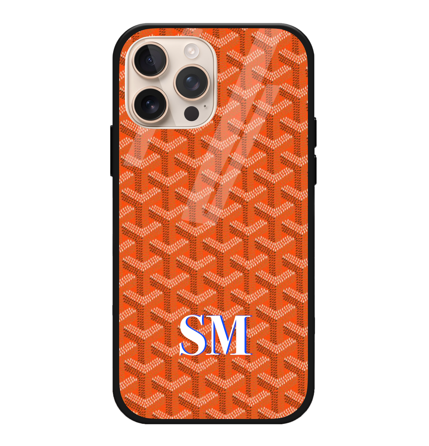 Orange Goyard Monogram Case