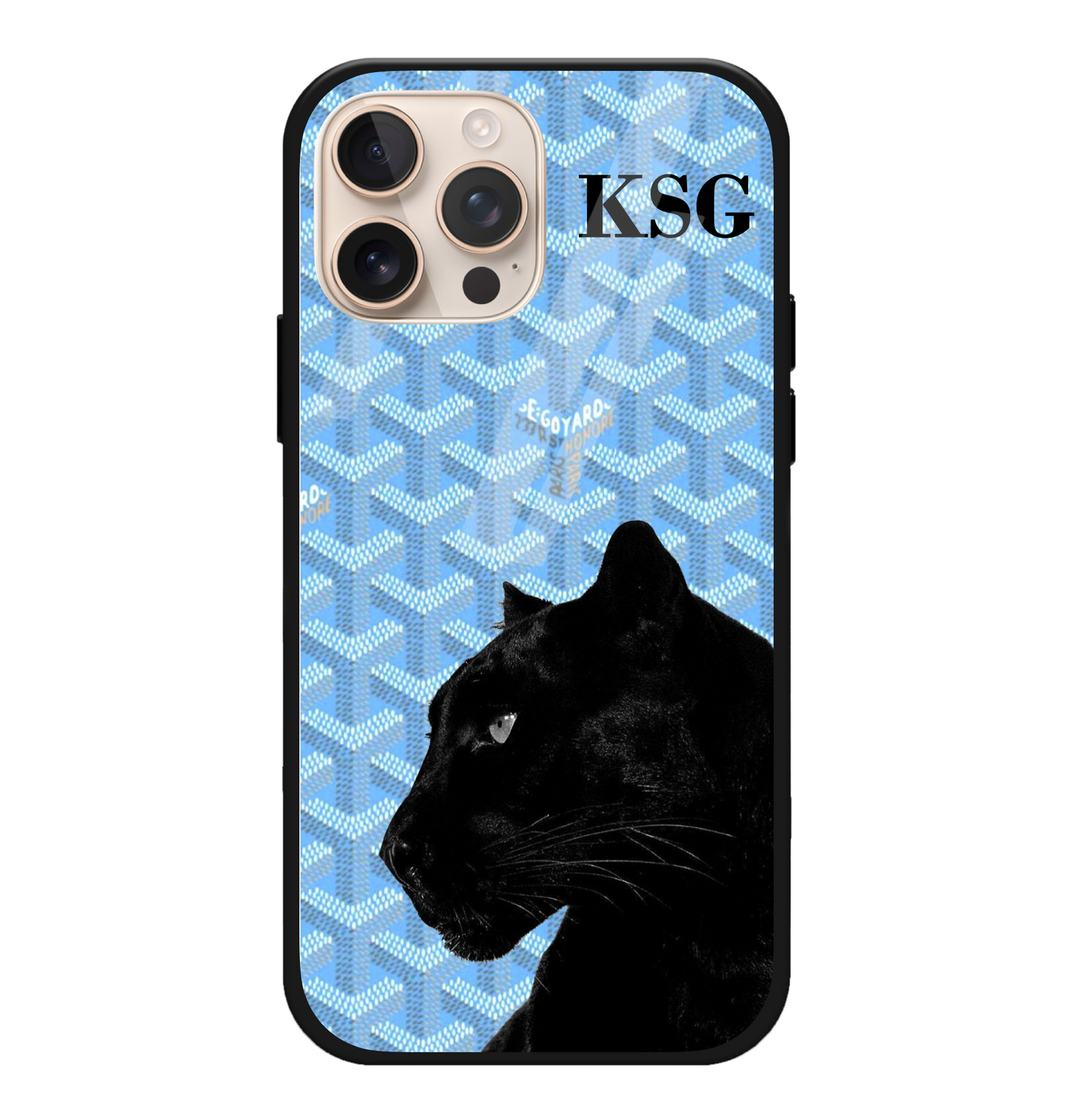 Blue Maharaja Goyard Case