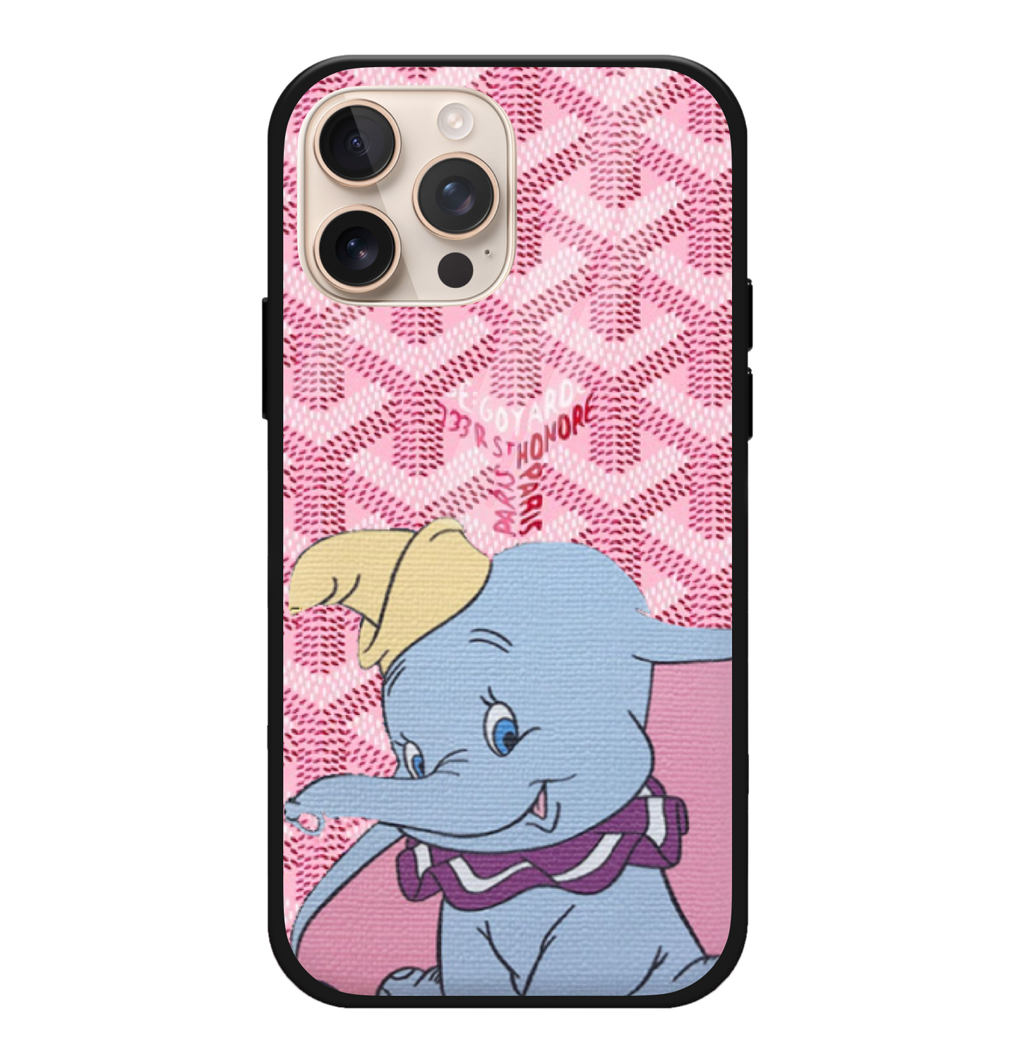 Pink Elephant Goyard Cartoon Case
