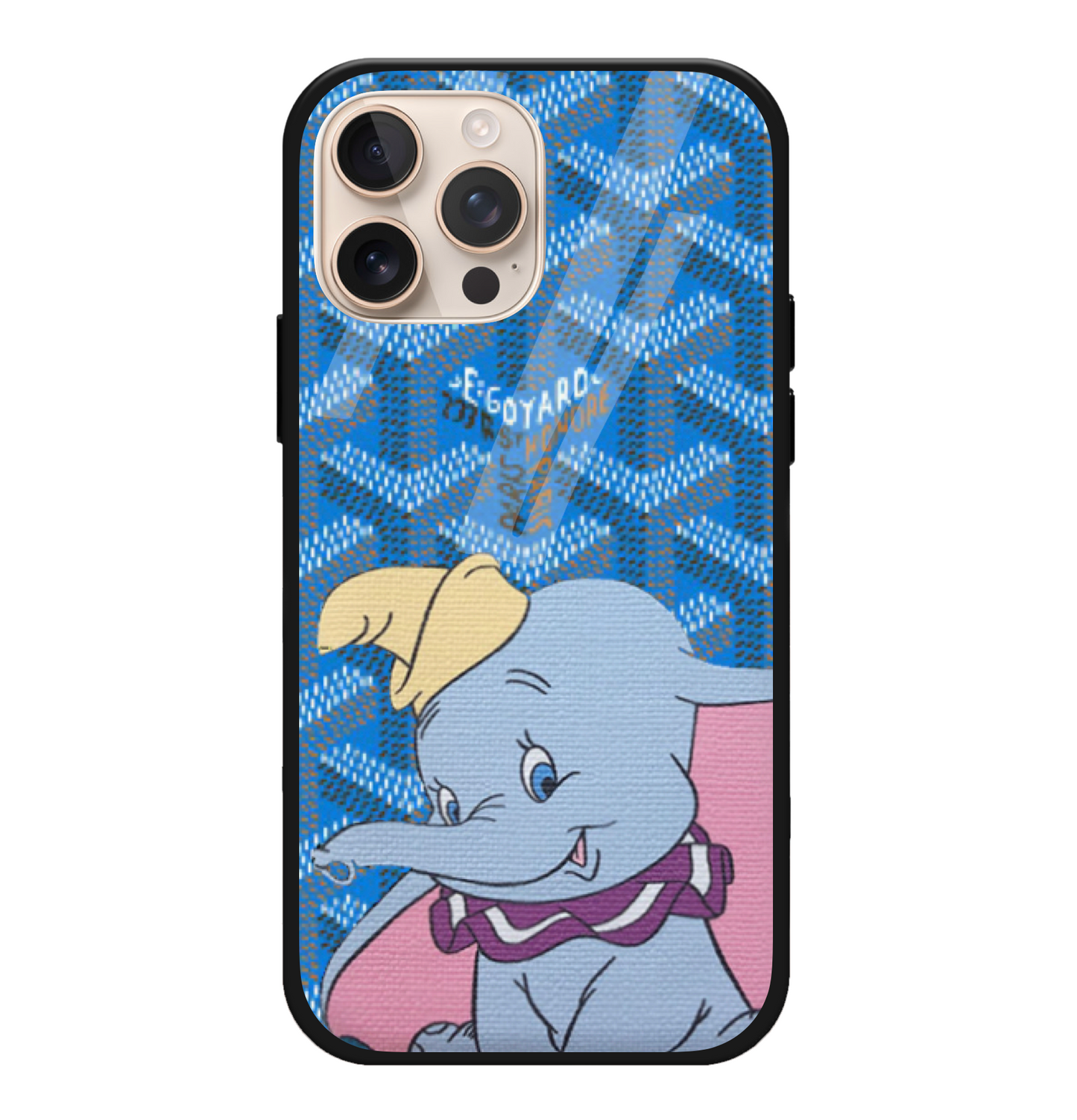 Blue Elephant Goyard Cartoon Case