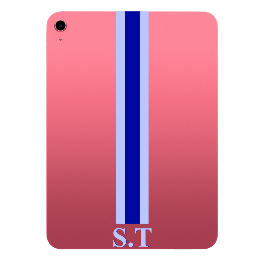 Stripes Personalised iPad Case