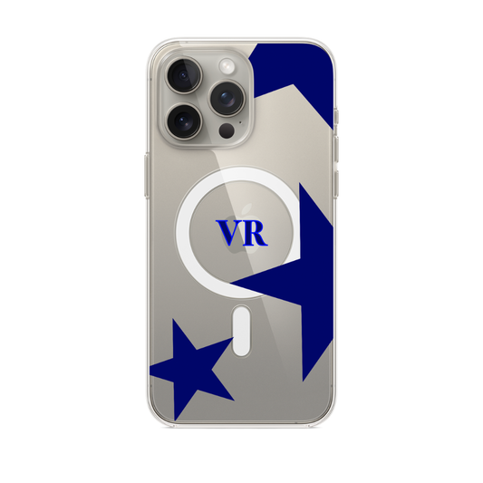 Blue Star Personalised Magsafe iPhone Case