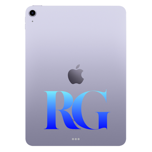 Blue Ombre Personalised iPad Case