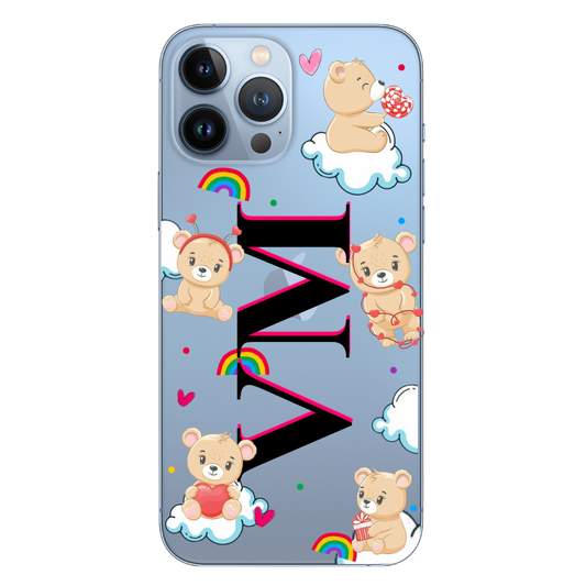 Teddy Bear Monogram Case