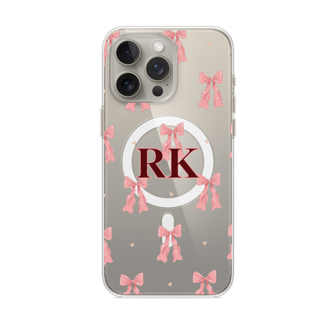 Ballerina Bow Personalised Magsafe iPhone Case