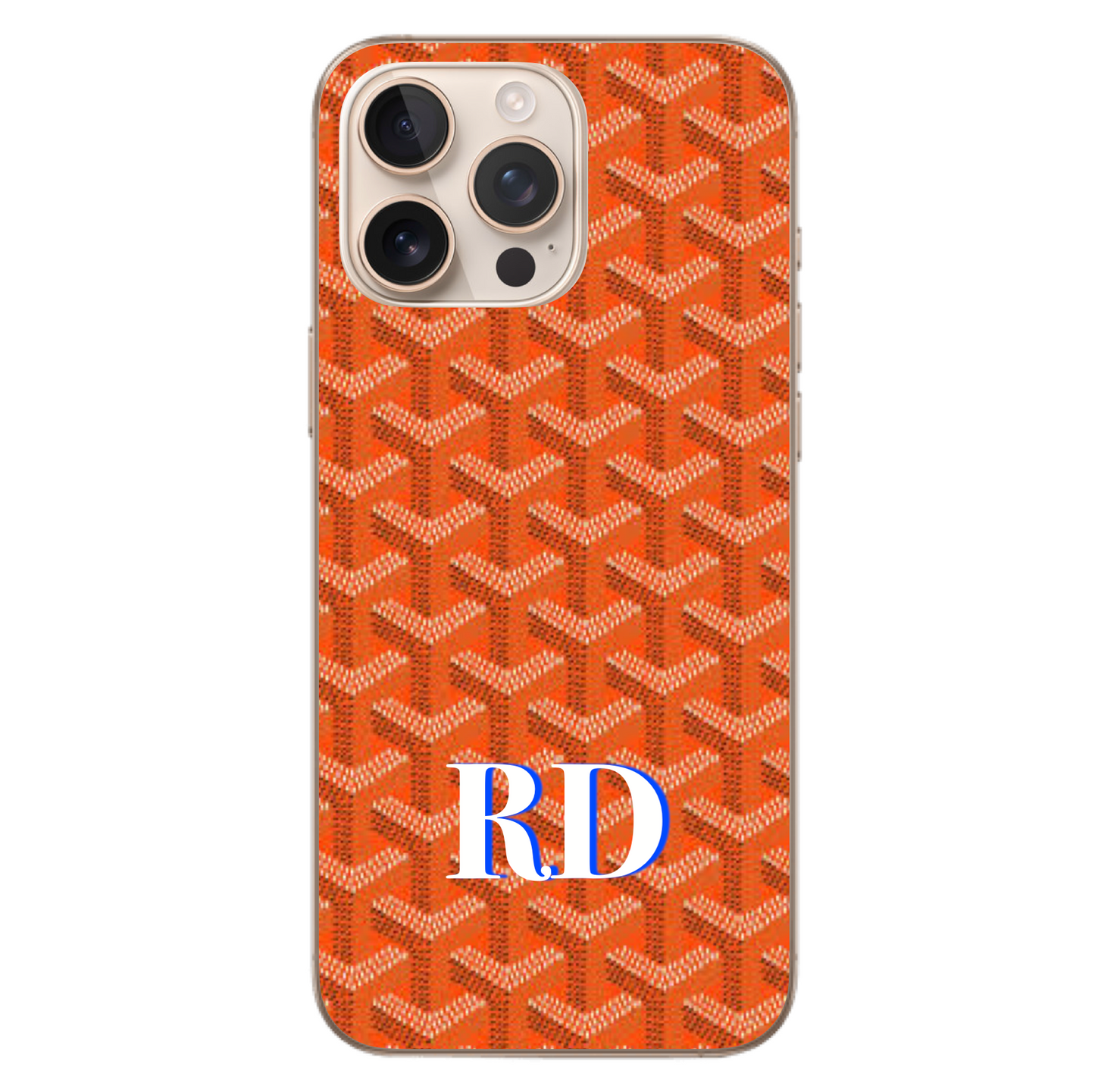 Orange Goyard Monogram Case