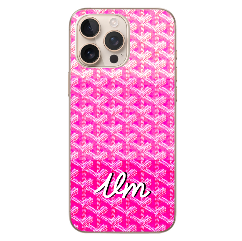 Pink Goyard Phone Case Goyard Phone Case Pink Pink Goyard Goyard Cover  Iphone 11 Pro Case