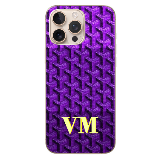 Gradient Purple Goyard Case