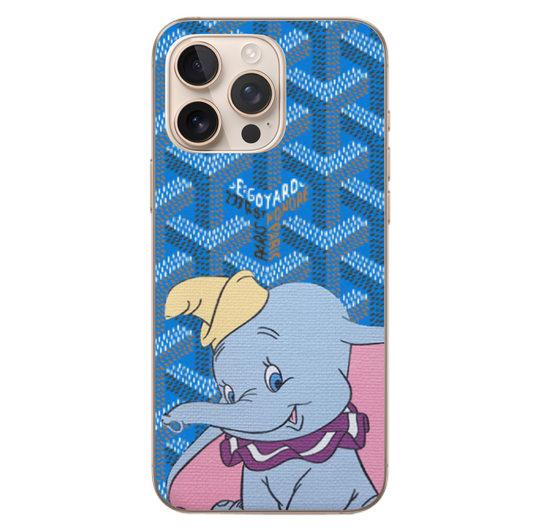 Blue Elephant Goyard Cartoon Case