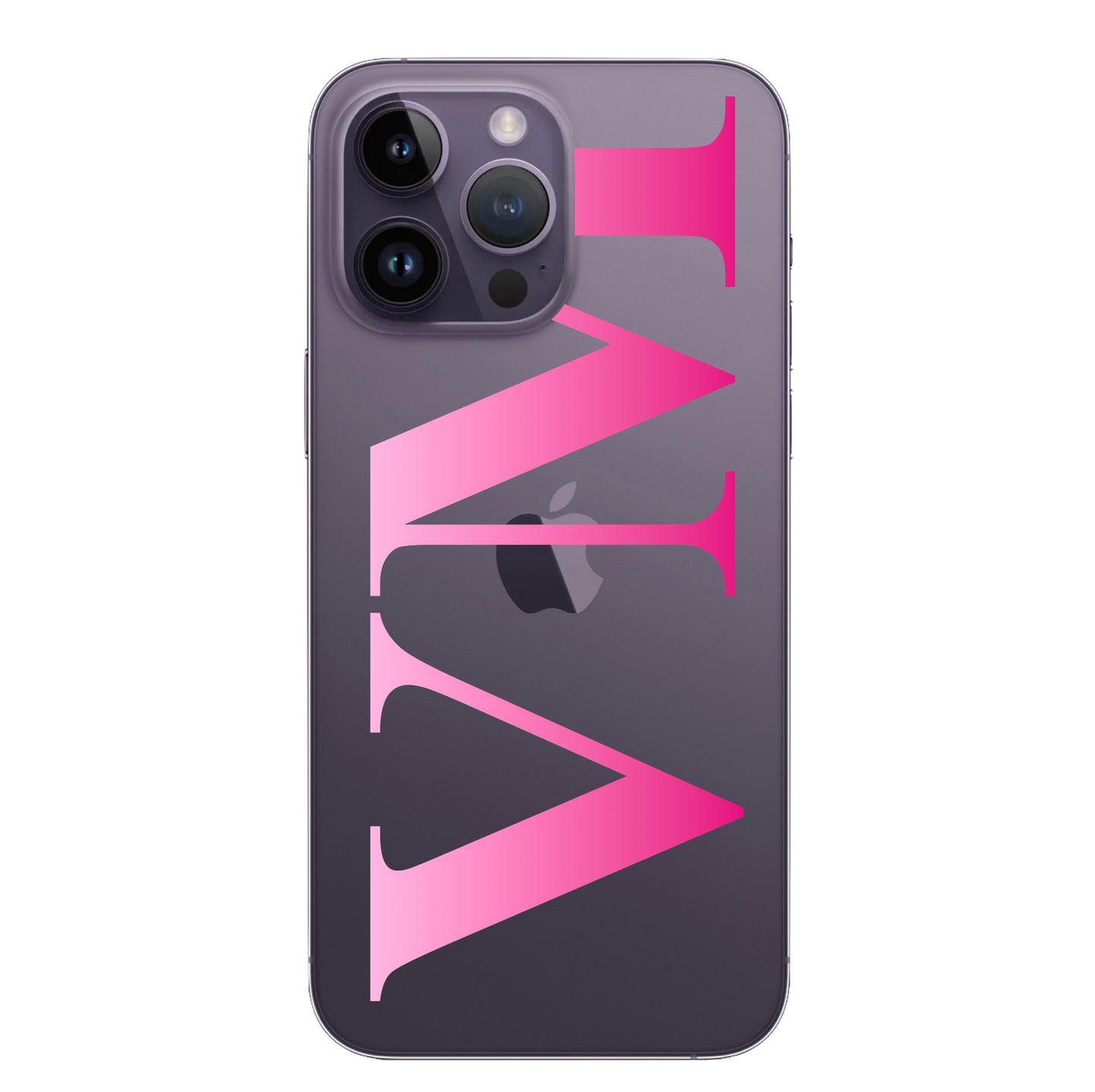 Gradient Pink Monogram Case