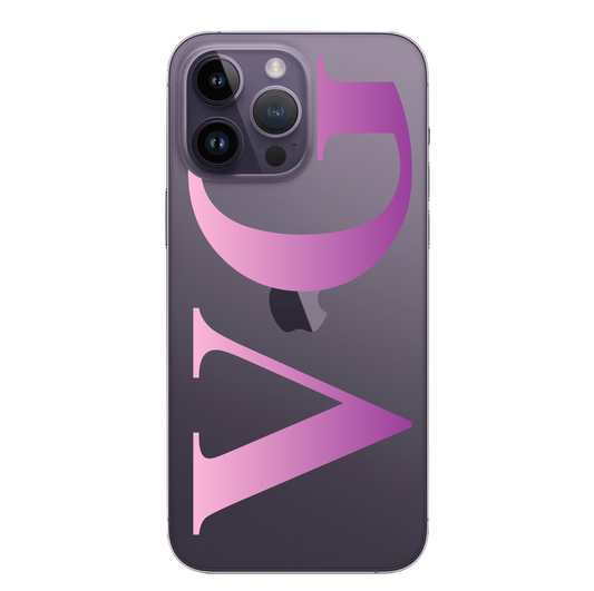 Gradient Purple Monogram Case