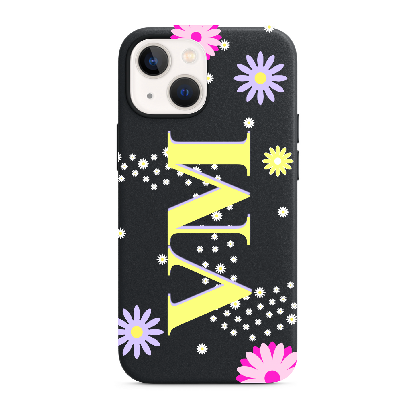 Floral Personalised Leather Case