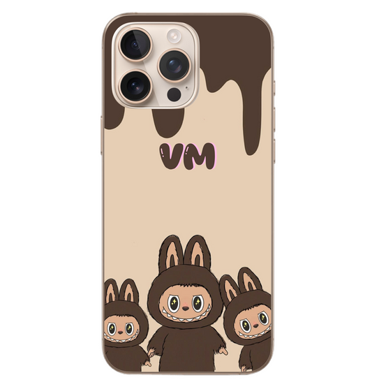 Brown Labubu Case