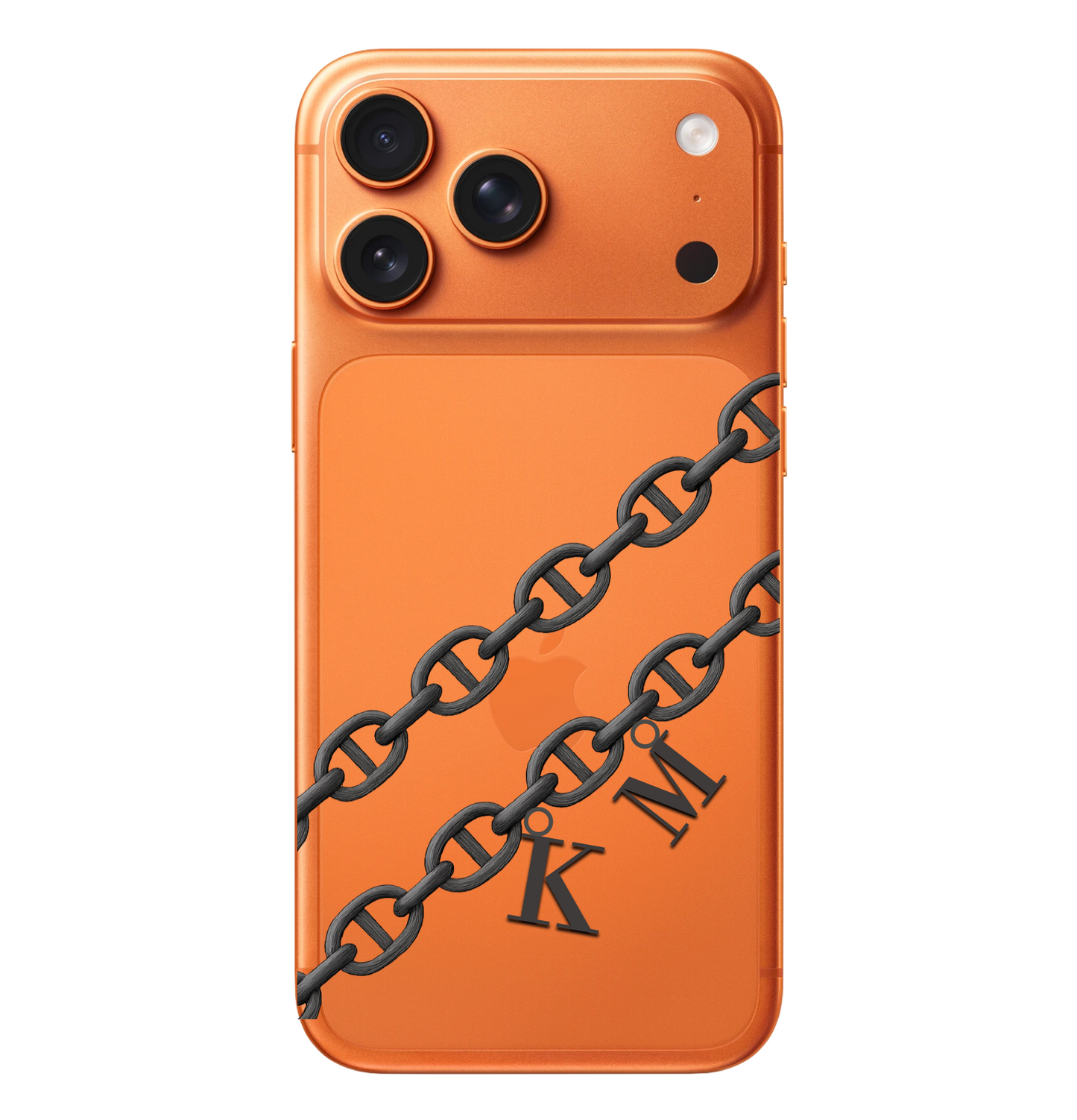 Alphabet Charm Chain Monogram Case
