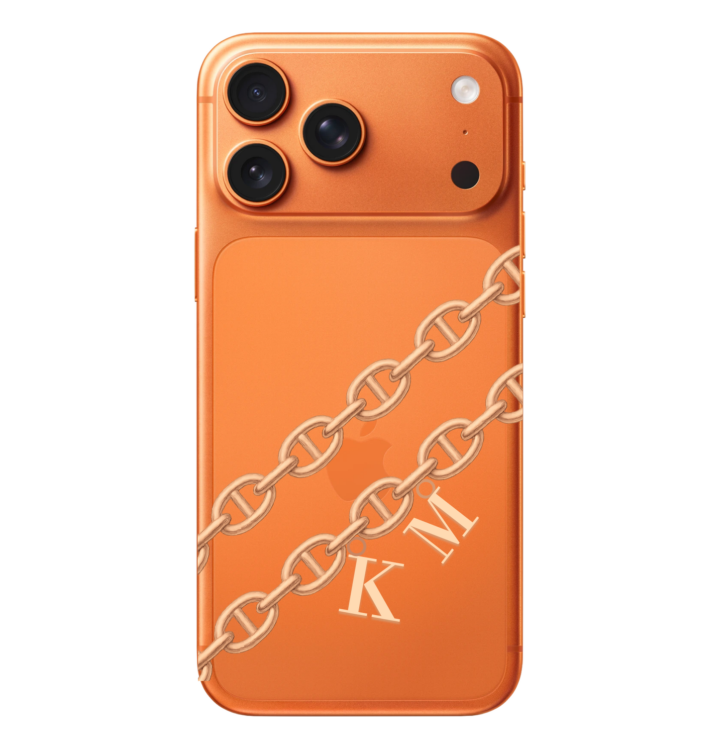 Alphabet Charm Chain Monogram Case