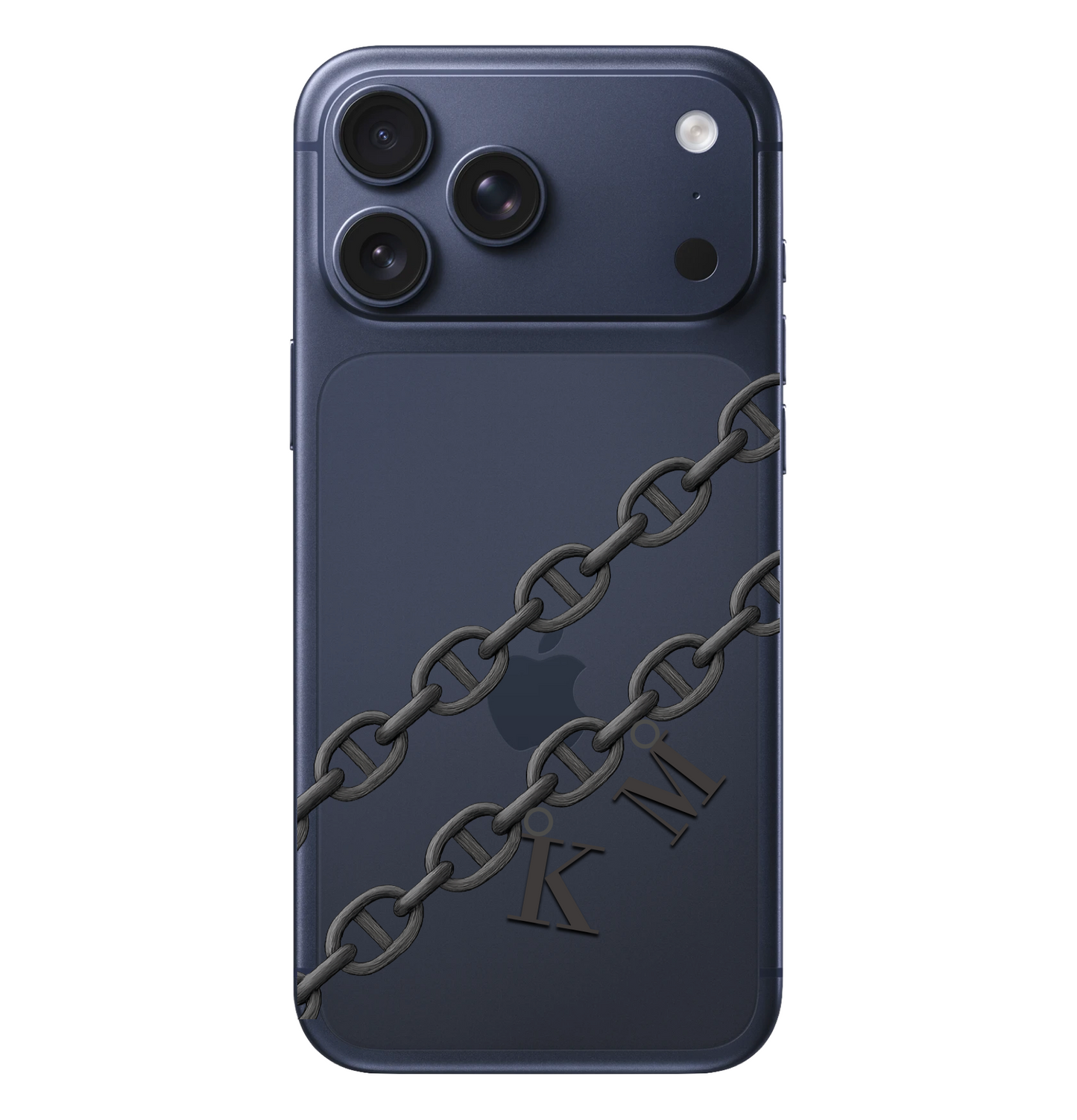 Alphabet Charm Chain Monogram Case
