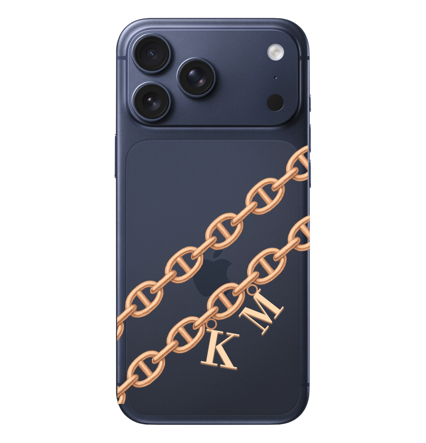 Alphabet Charm Chain Monogram Case