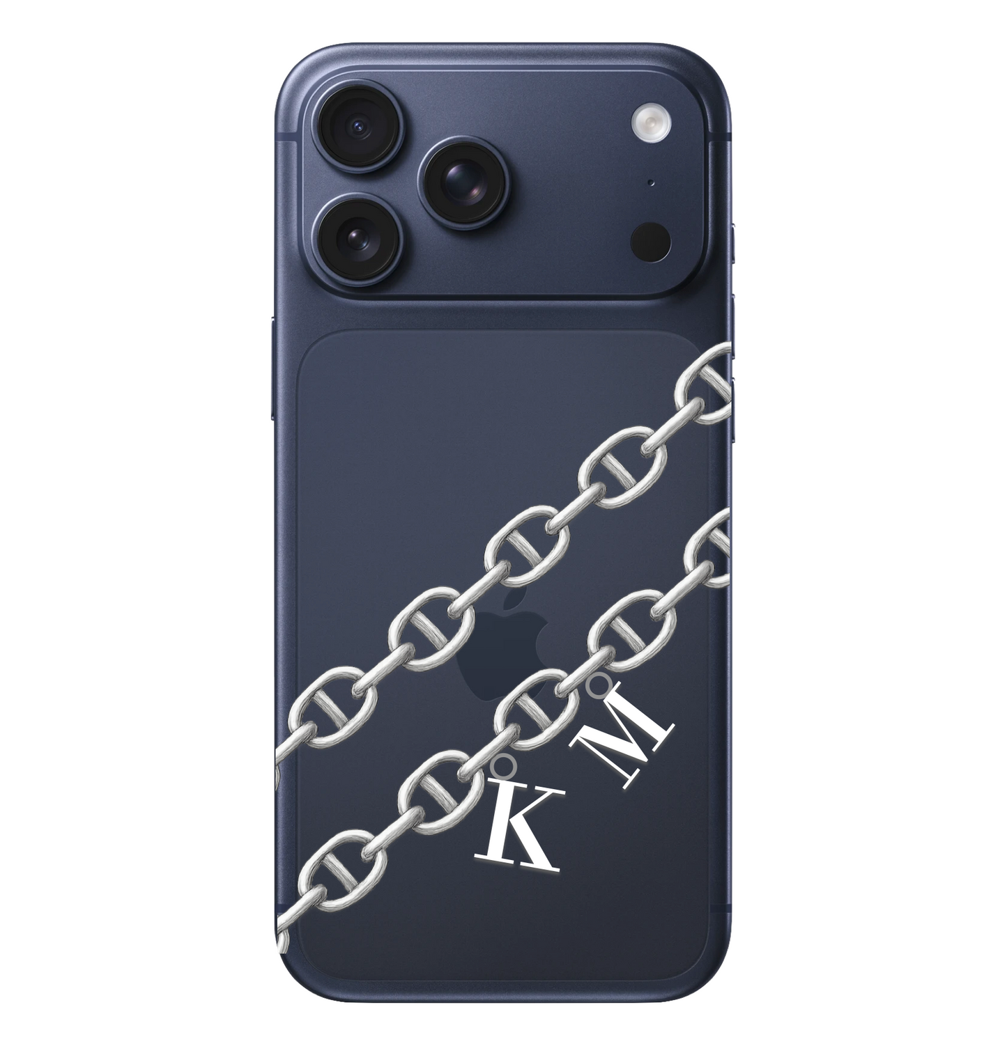Alphabet Charm Chain Monogram Case