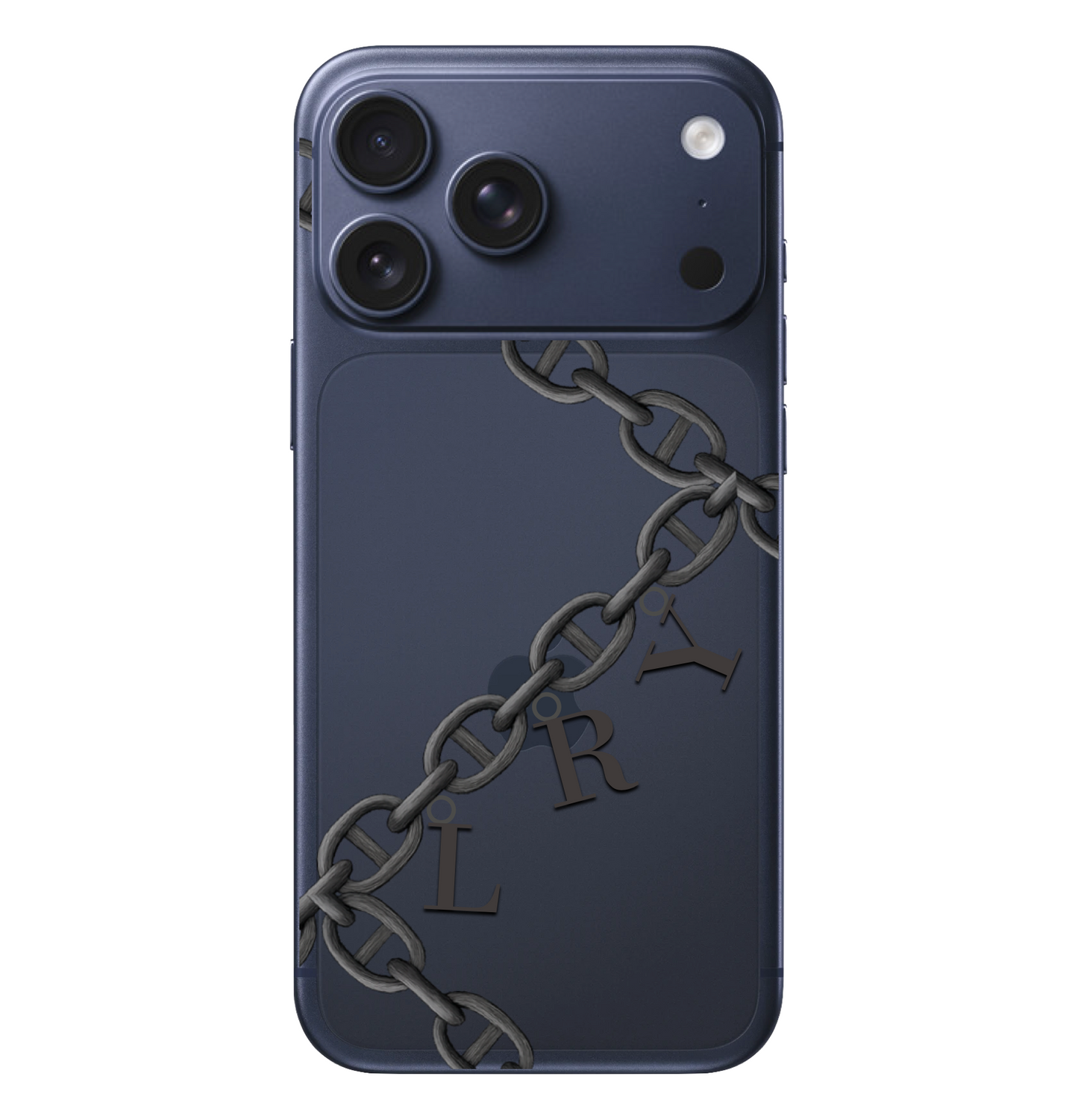 Alphabet Charm Chain Monogram Case