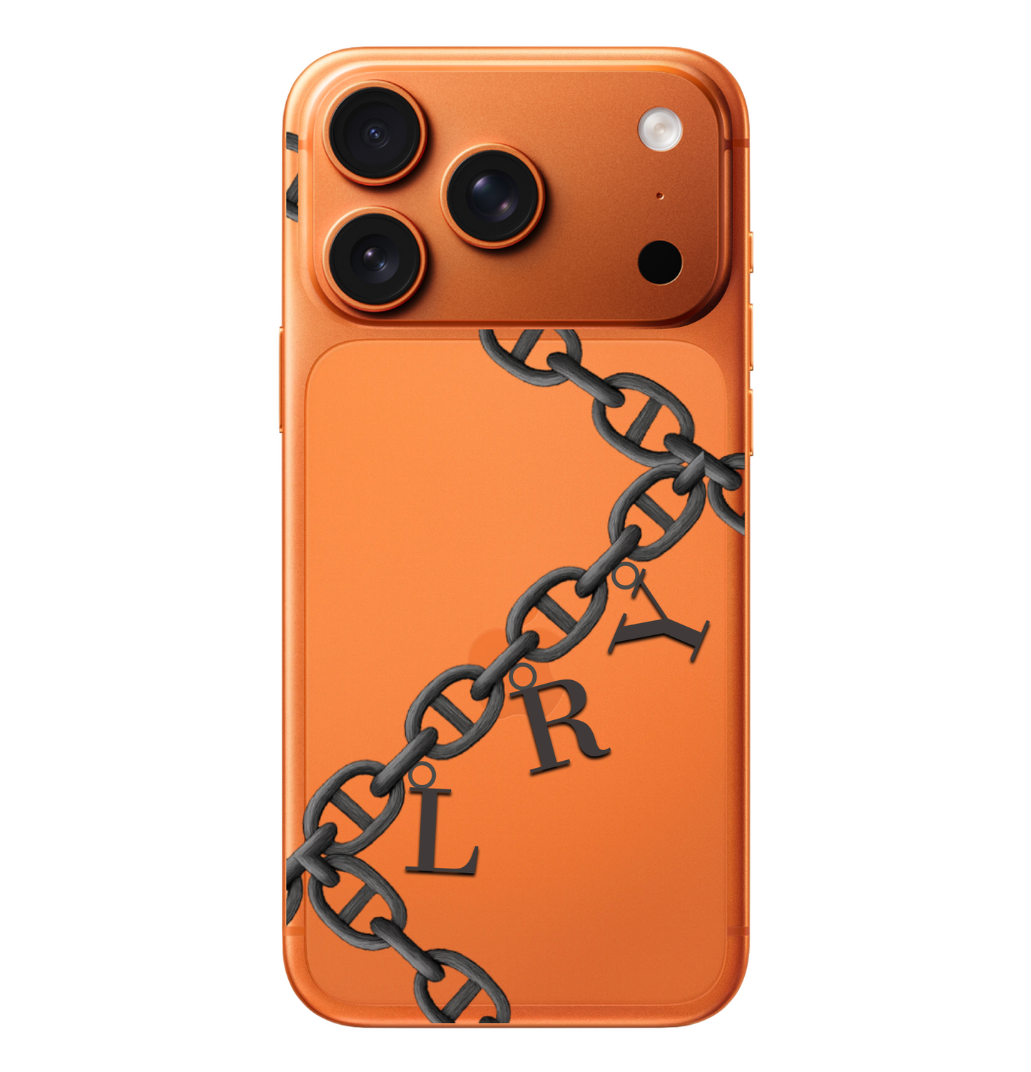 Alphabet Charm Chain Monogram Case