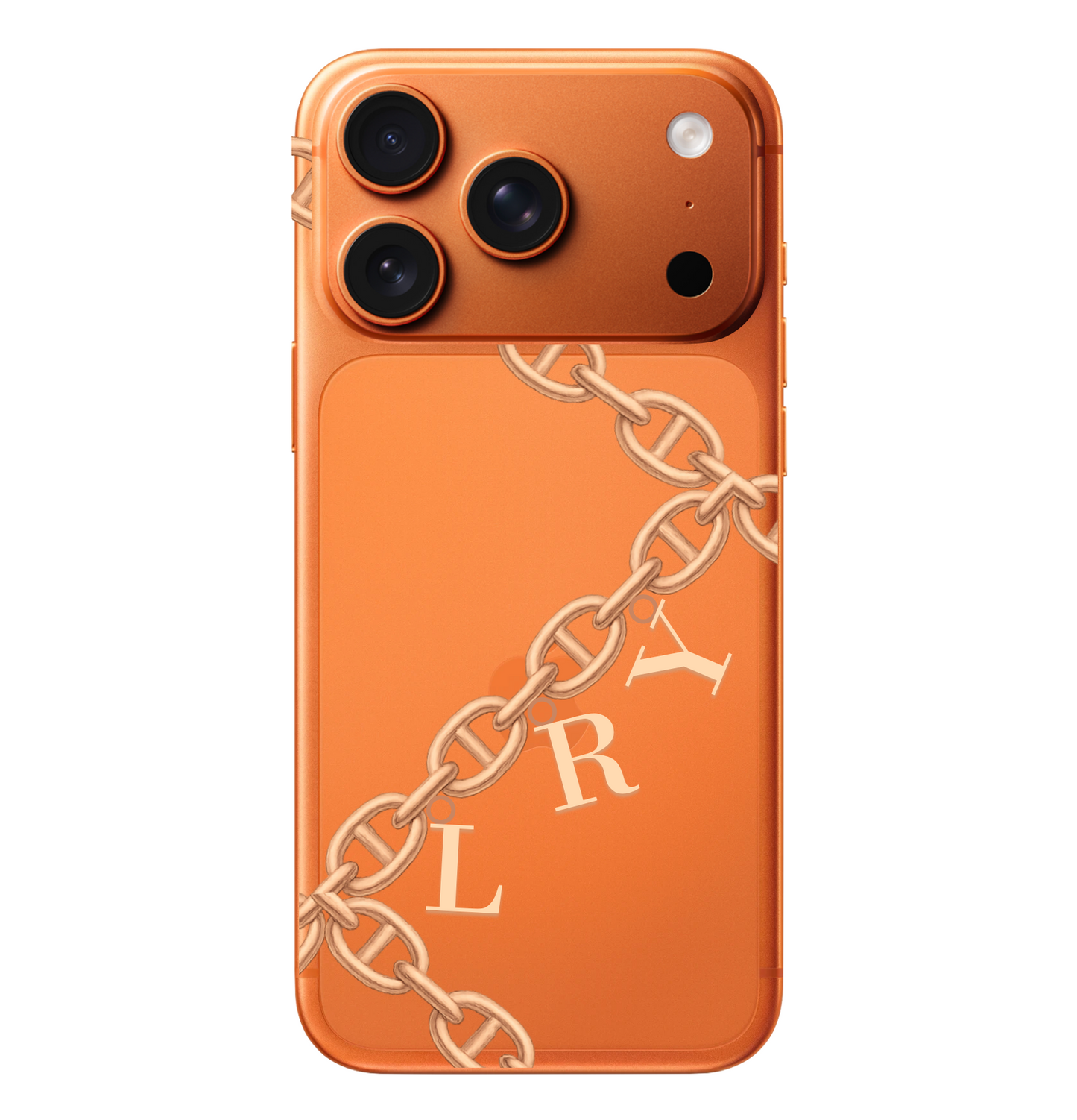 Alphabet Charm Chain Monogram Case