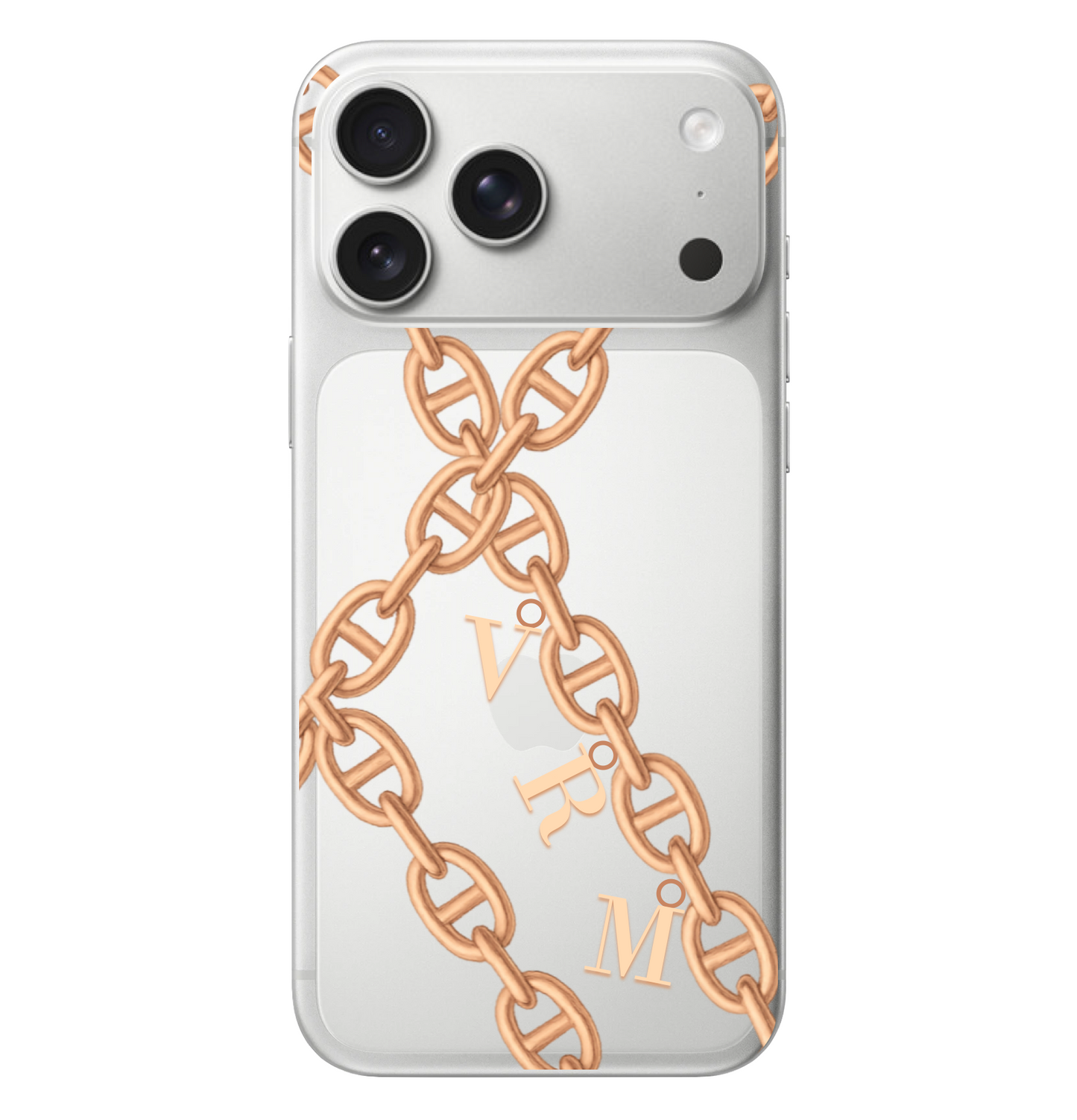 Alphabet Charm Chain Monogram Case