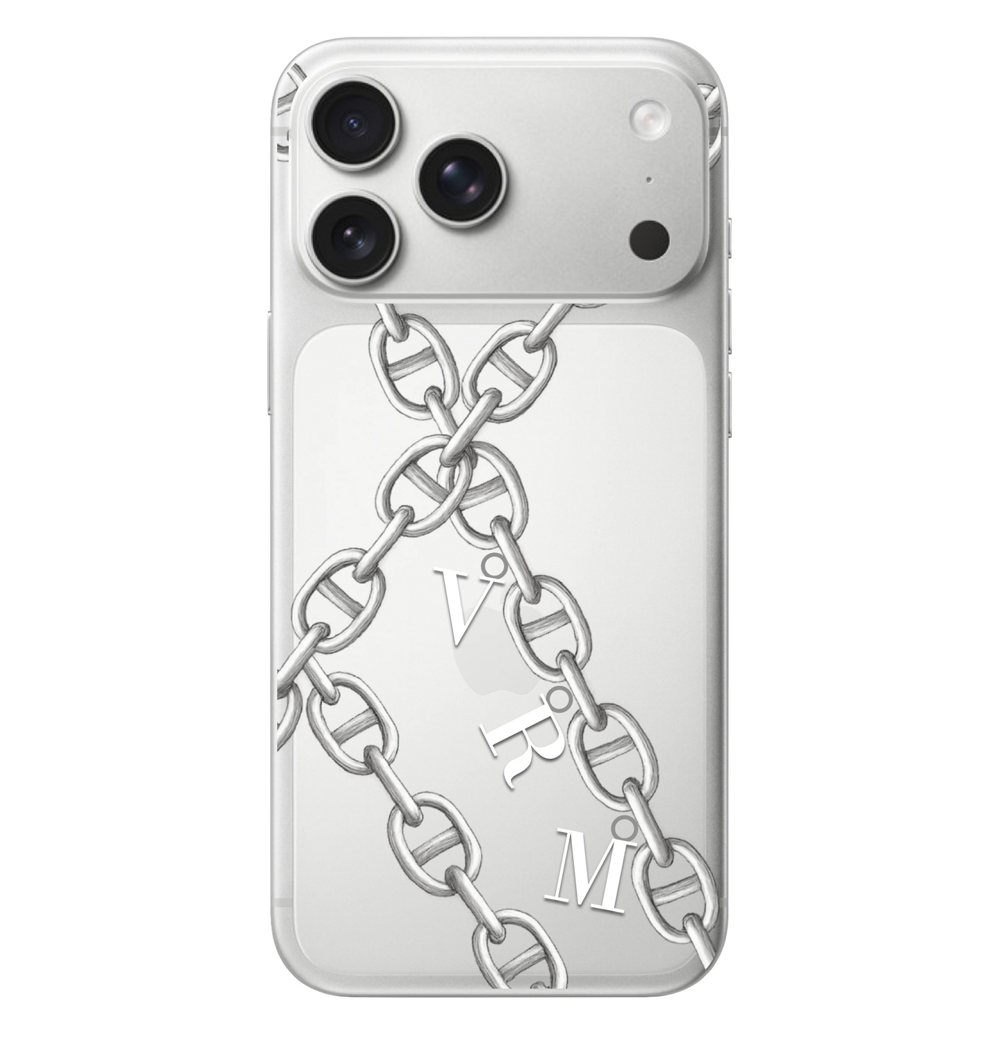 Alphabet Charm Chain Monogram Case