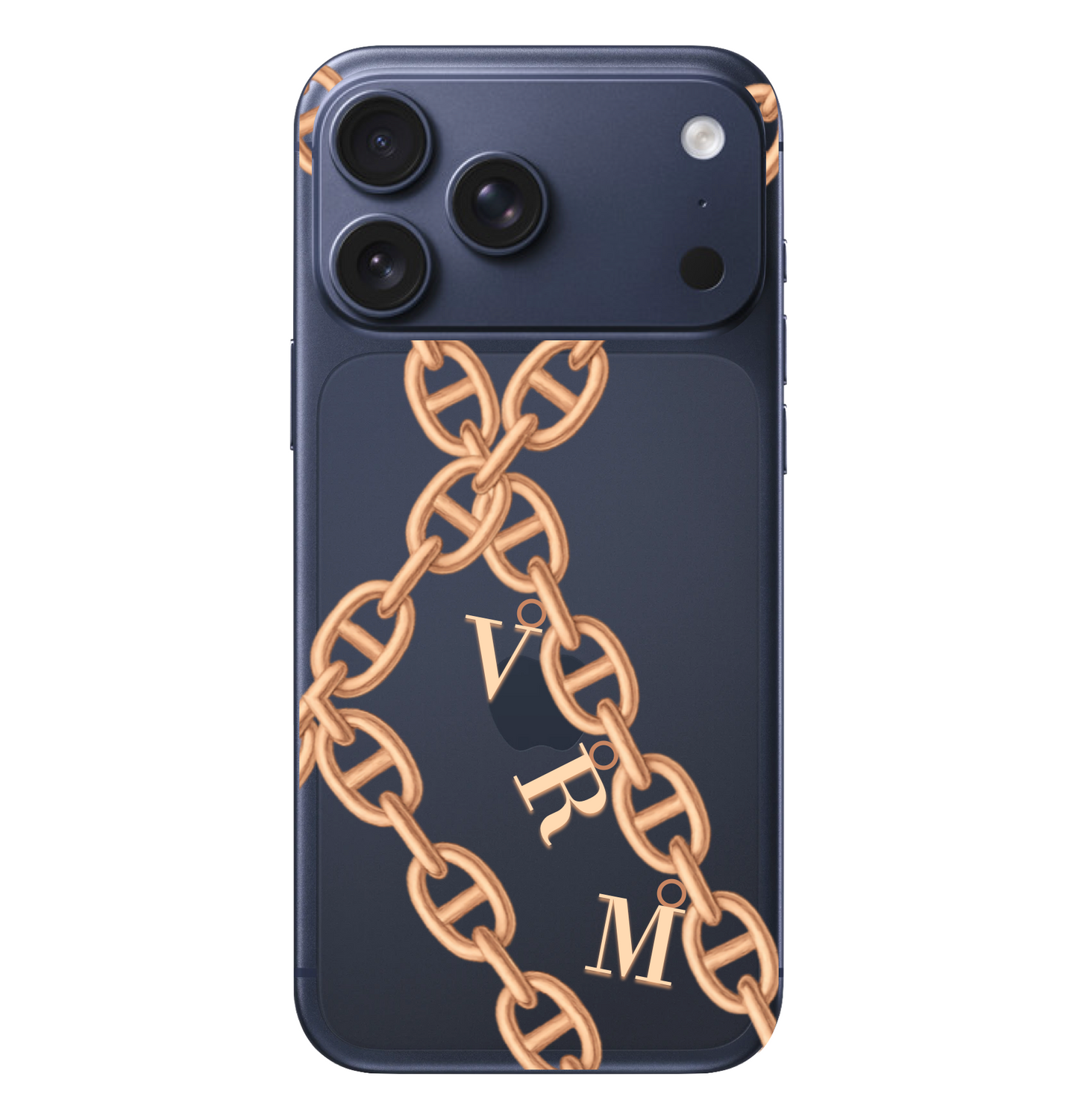 Alphabet Charm Chain Monogram Case