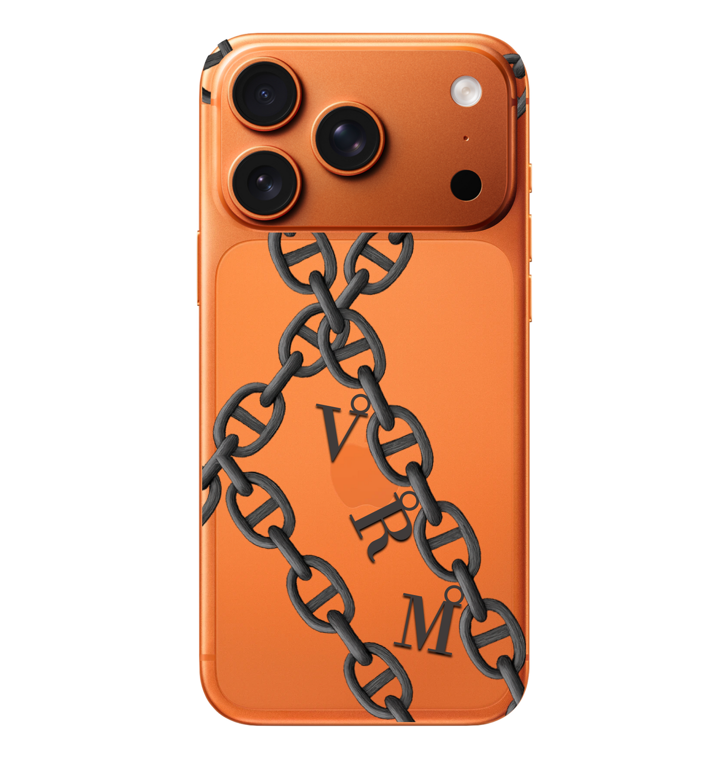Alphabet Charm Chain Monogram Case