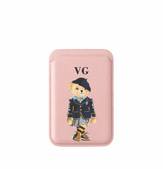 Leather MagSafe Teddy Wallet