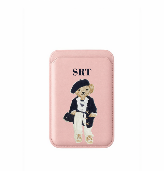 Leather MagSafe Teddy Wallet