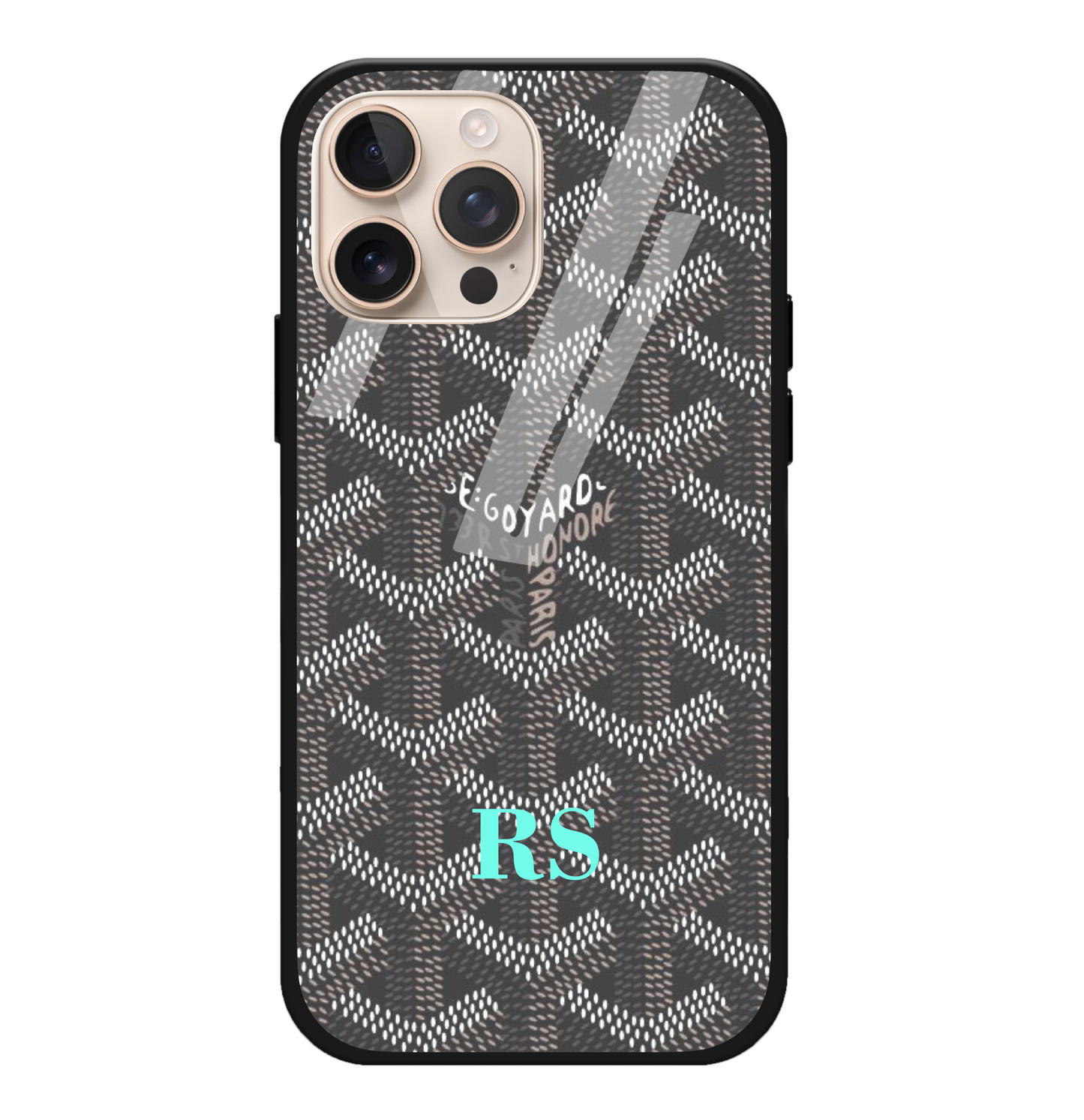 Basic Dark Grey Goyard Case