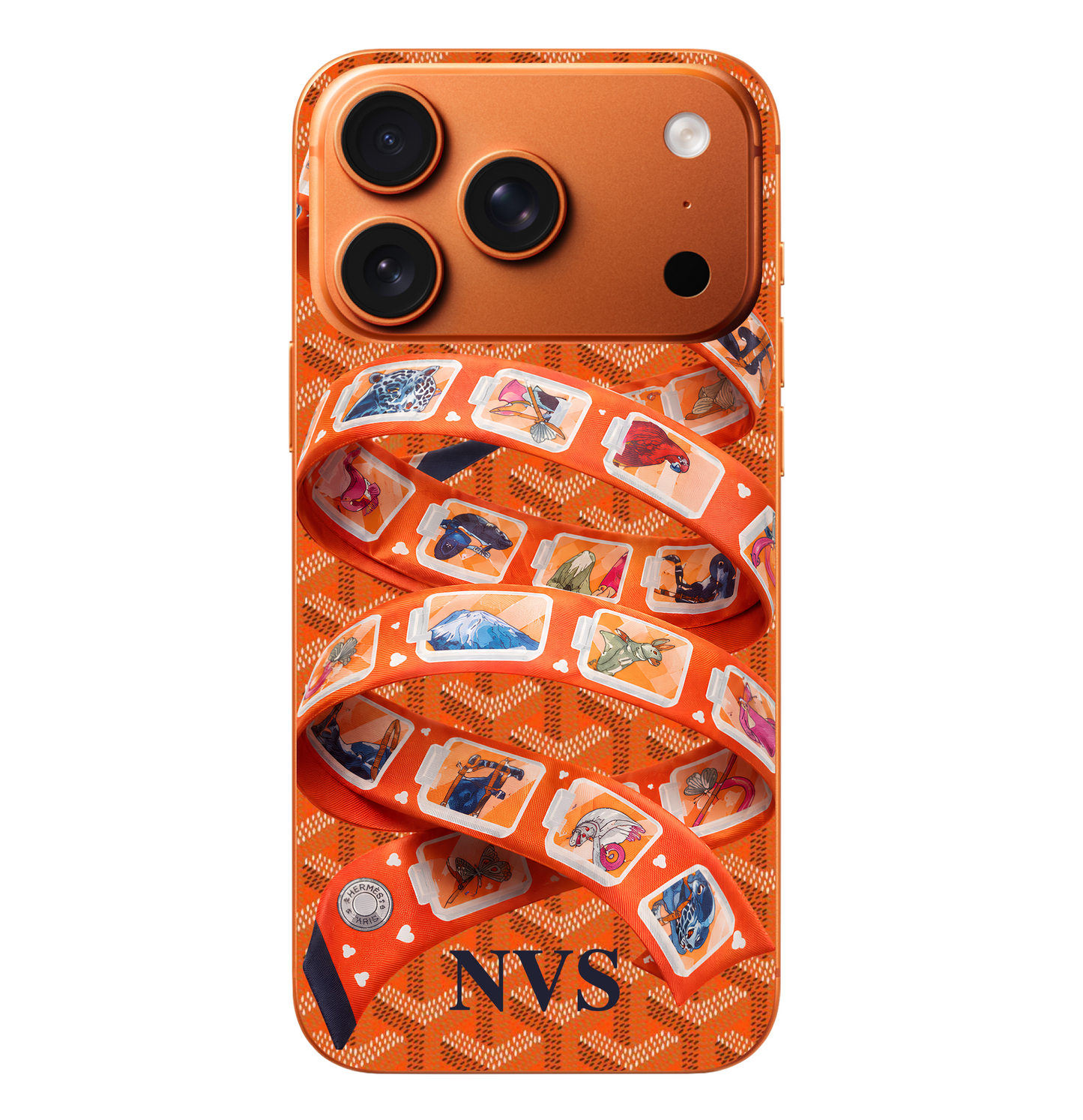 Twilly X Goyard Orange Case
