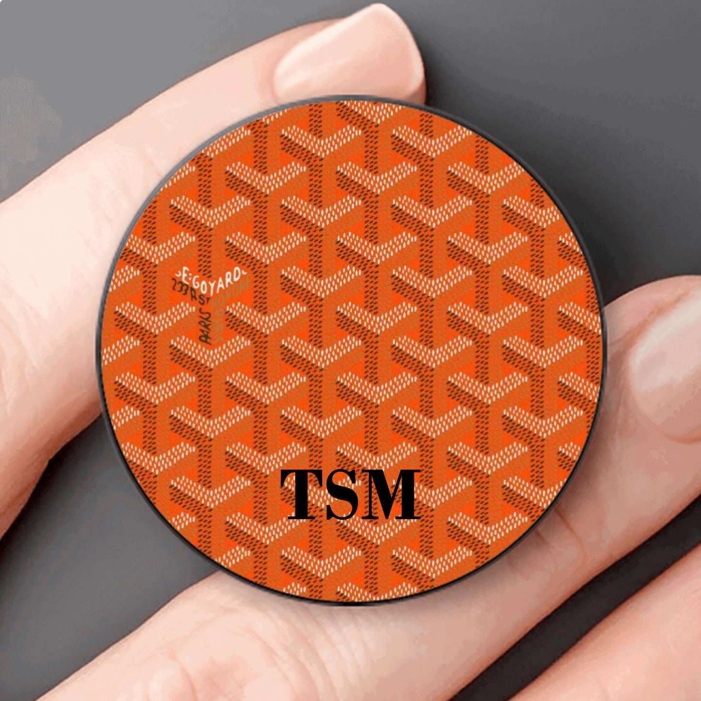 Orange Goyard Pop Socket