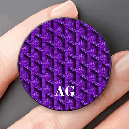 Purple Goyard Pop Socket