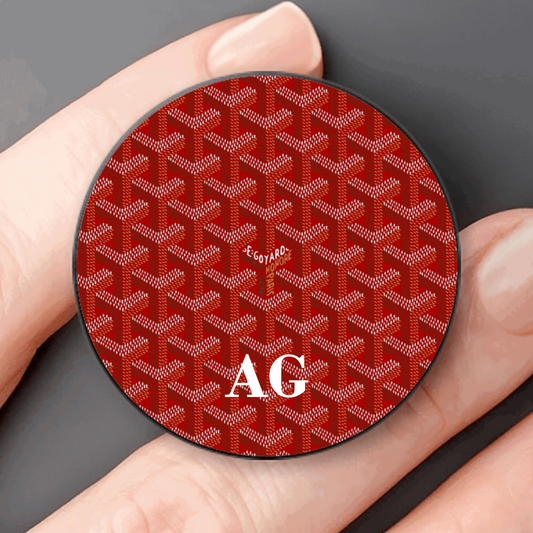 Red Goyard Pop Socket