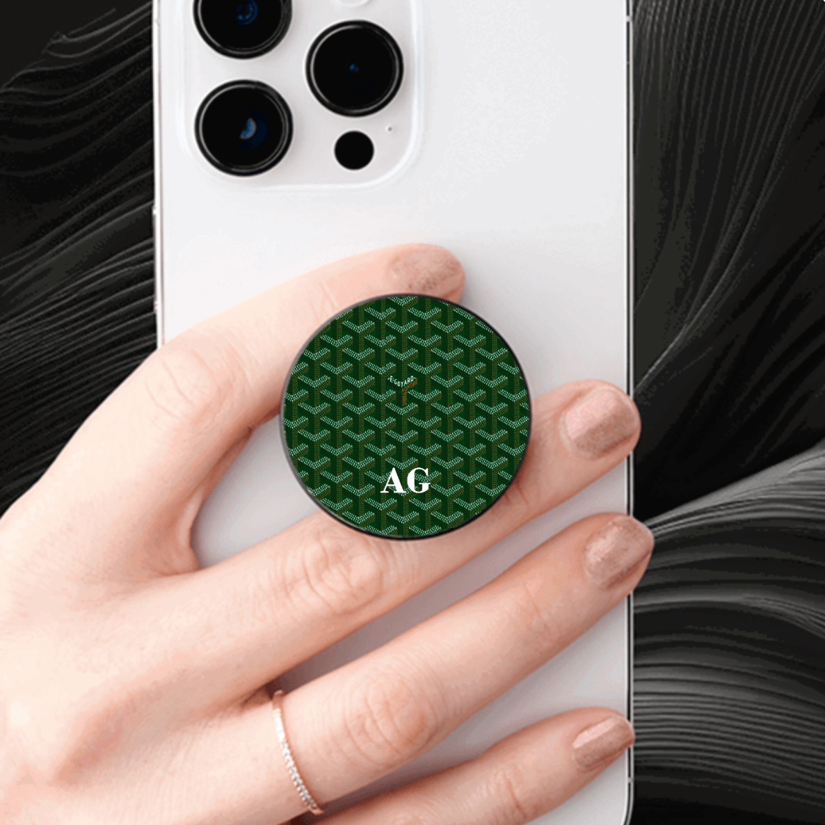 Green Goyard Pop Socket