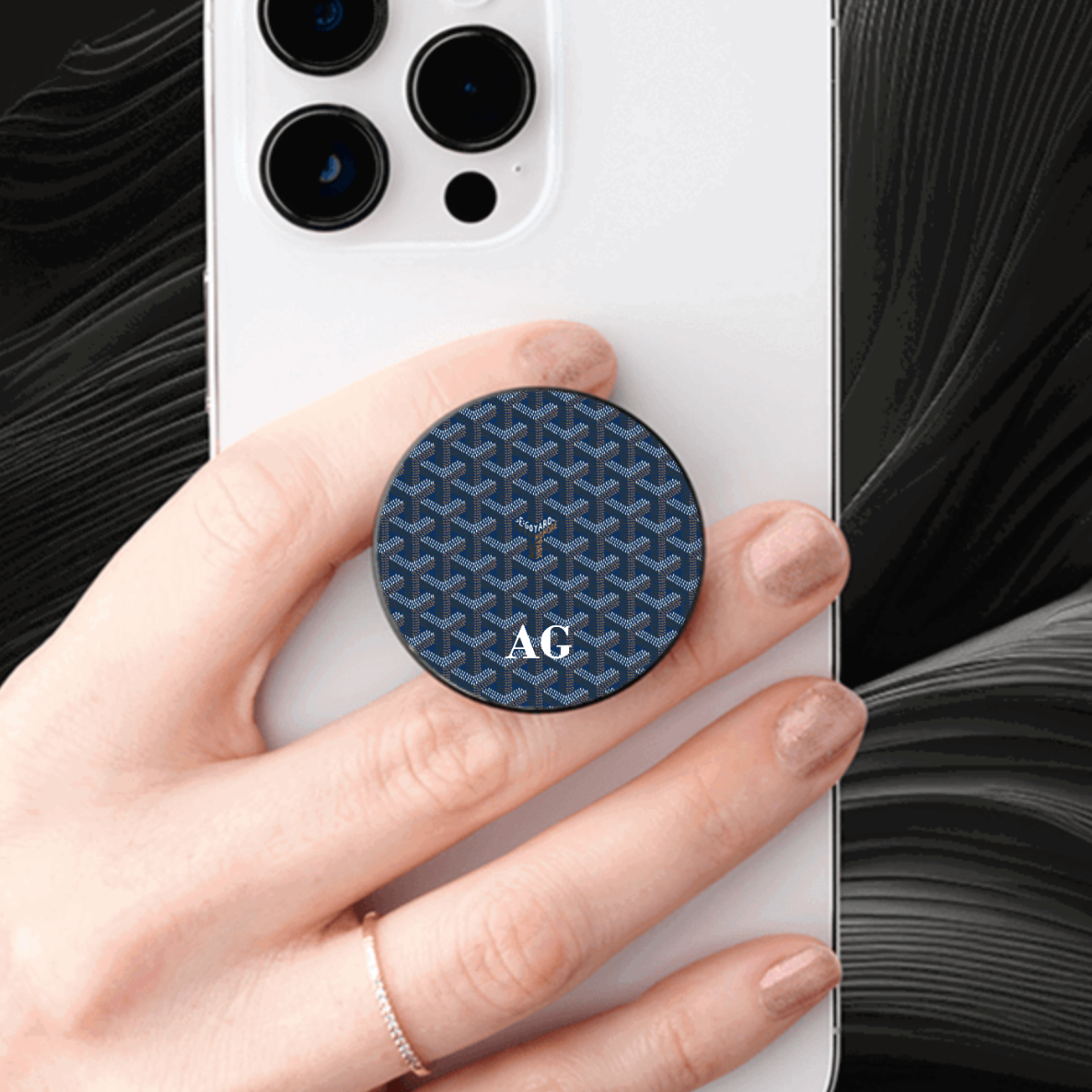 Blue Goyard Pop Socket