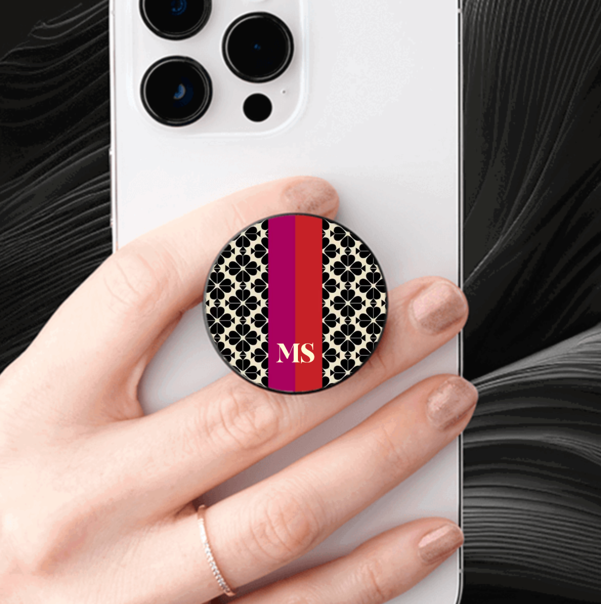 Artisan Kate Striped Pop Socket