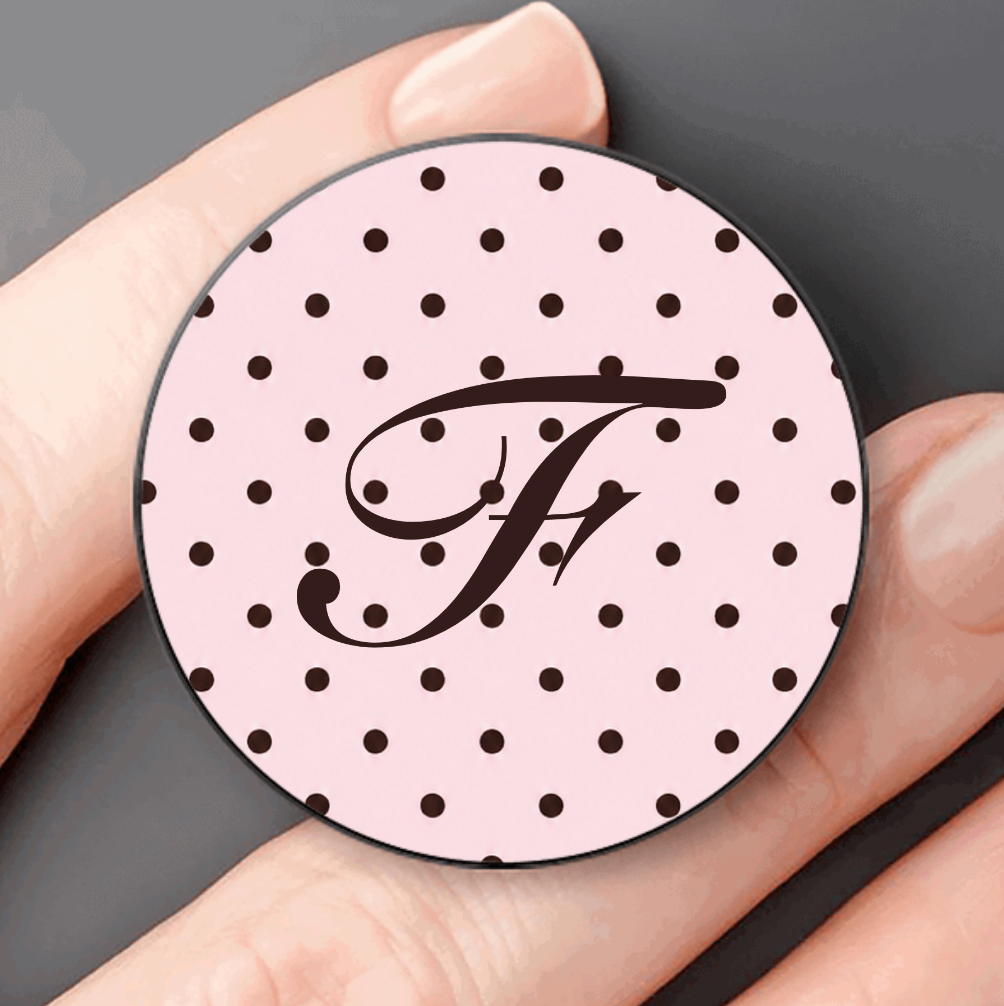 Polka Pink Pop Socket