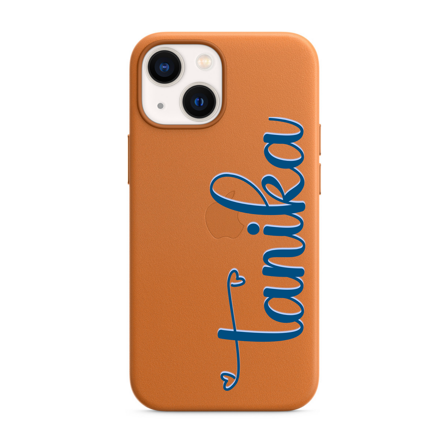 Cursive Name Personalised Leather Case