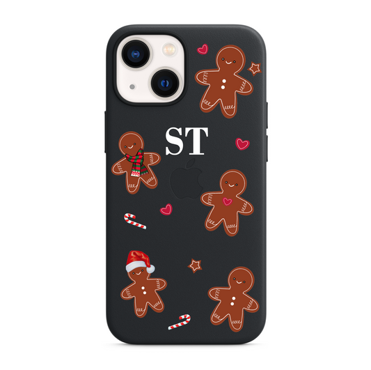 Gingerbreads Personalised Leather Case