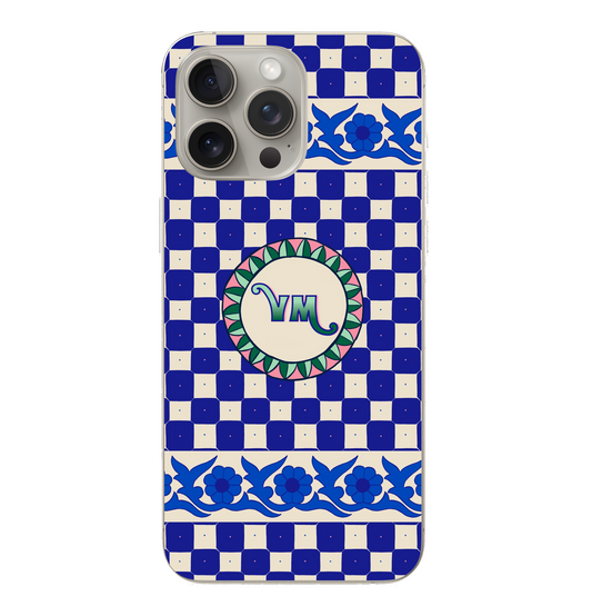 Blue Check Dolce Case