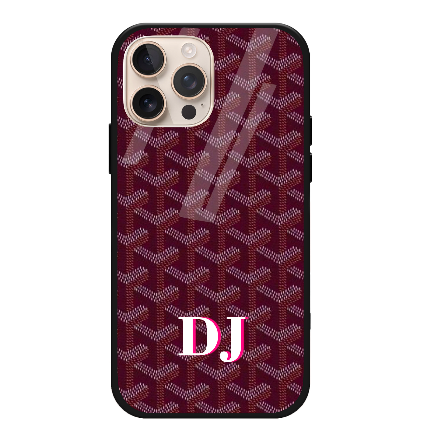 Burgundy Goyard Case